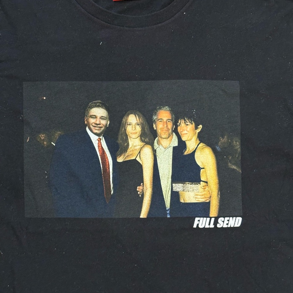 Full Send Black Graphic Tee